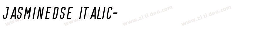 JasmineDSE Italic字体转换